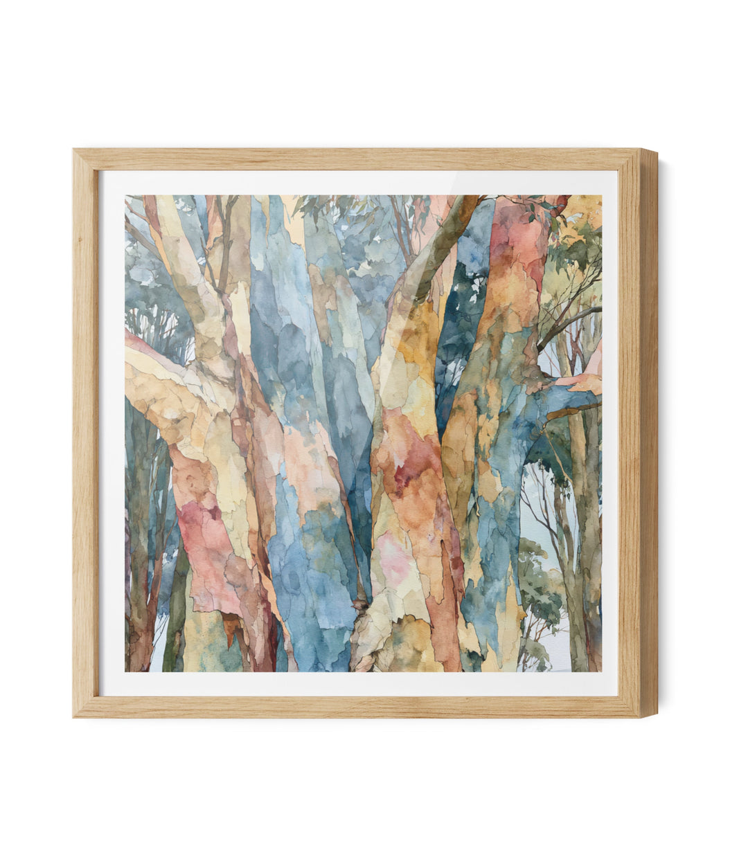 Where Birds Linger III by IHeartStudio - Australian Eucalypt Bark Canvas Print