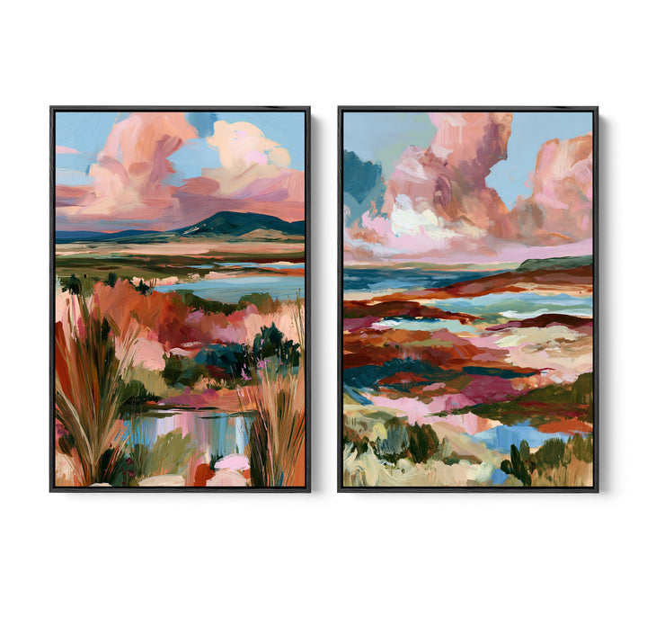 Where Waters Rest by IHeartStudio - Two Piece Australian Contemporary Coastal Canvas Print