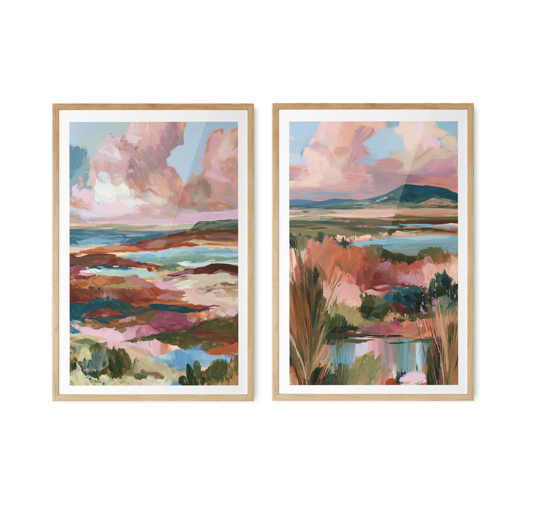 Where Waters Rest by IHeartStudio - Two Piece Australian Contemporary Coastal Canvas Print