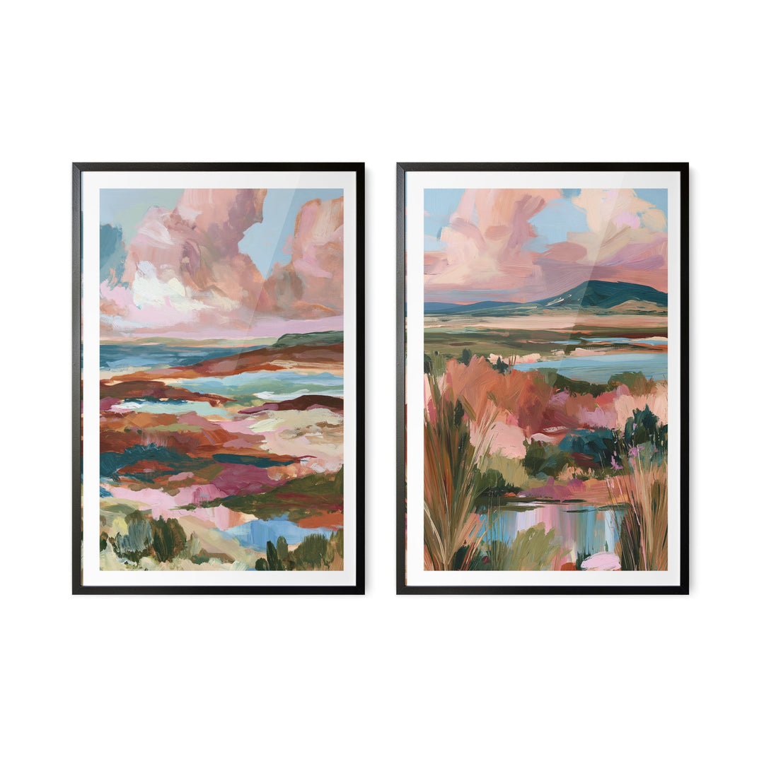 Where Waters Rest by IHeartStudio - Two Piece Australian Contemporary Coastal Canvas Print