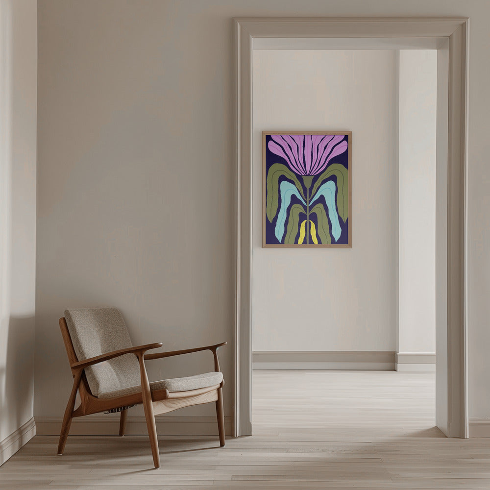 Whimsical Garden - Stretched Canvas, Poster or Fine Art Print I Heart Wall Art