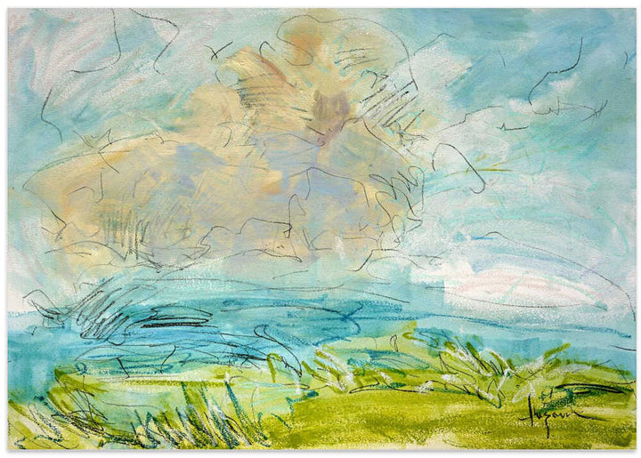 Whimsical Horizon - Stretched Canvas, Poster or Fine Art Print - I Heart Wall Art - Poster Print, Canvas Print or Framed Art Print