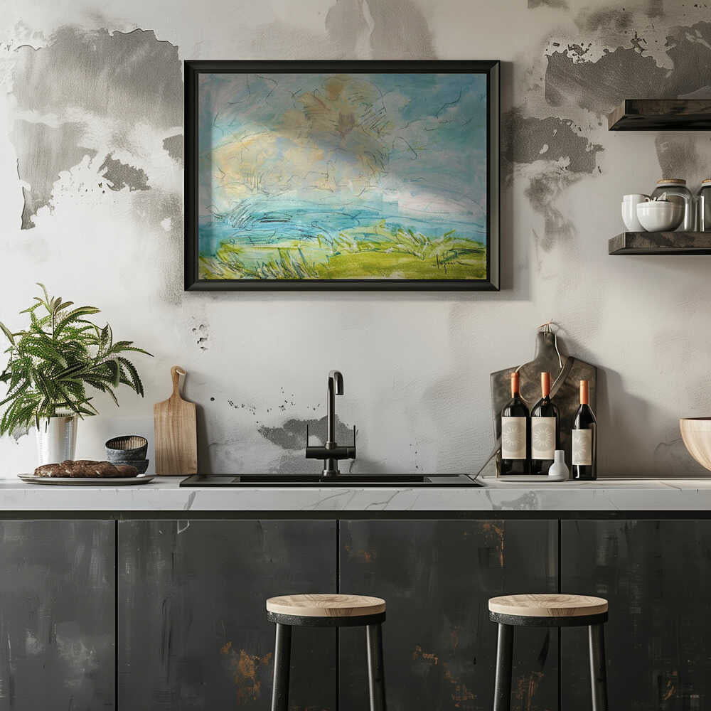 Whimsical Horizon - Stretched Canvas, Poster or Fine Art Print - I Heart Wall Art - Poster Print, Canvas Print or Framed Art Print