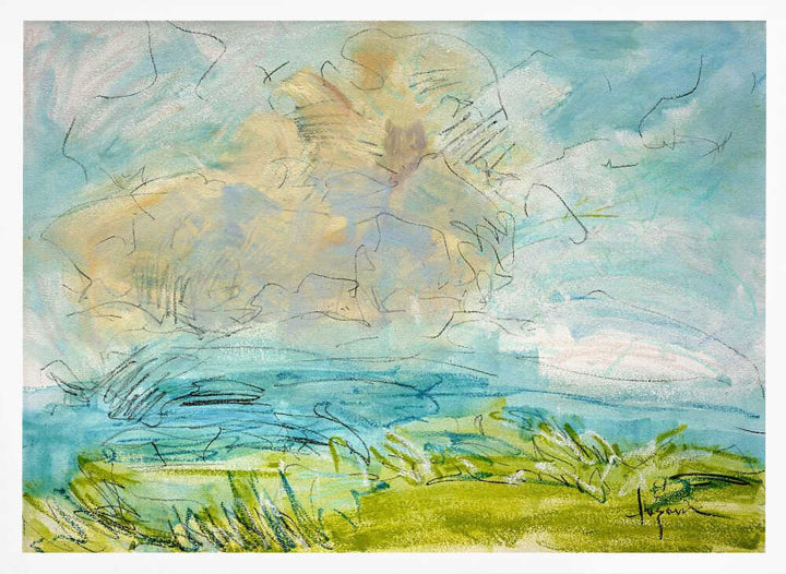 Whimsical Horizon - Stretched Canvas, Poster or Fine Art Print - I Heart Wall Art - Poster Print, Canvas Print or Framed Art Print