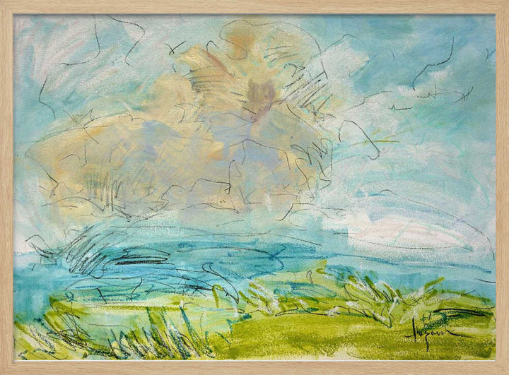 Whimsical Horizon - Stretched Canvas, Poster or Fine Art Print - I Heart Wall Art - Poster Print, Canvas Print or Framed Art Print