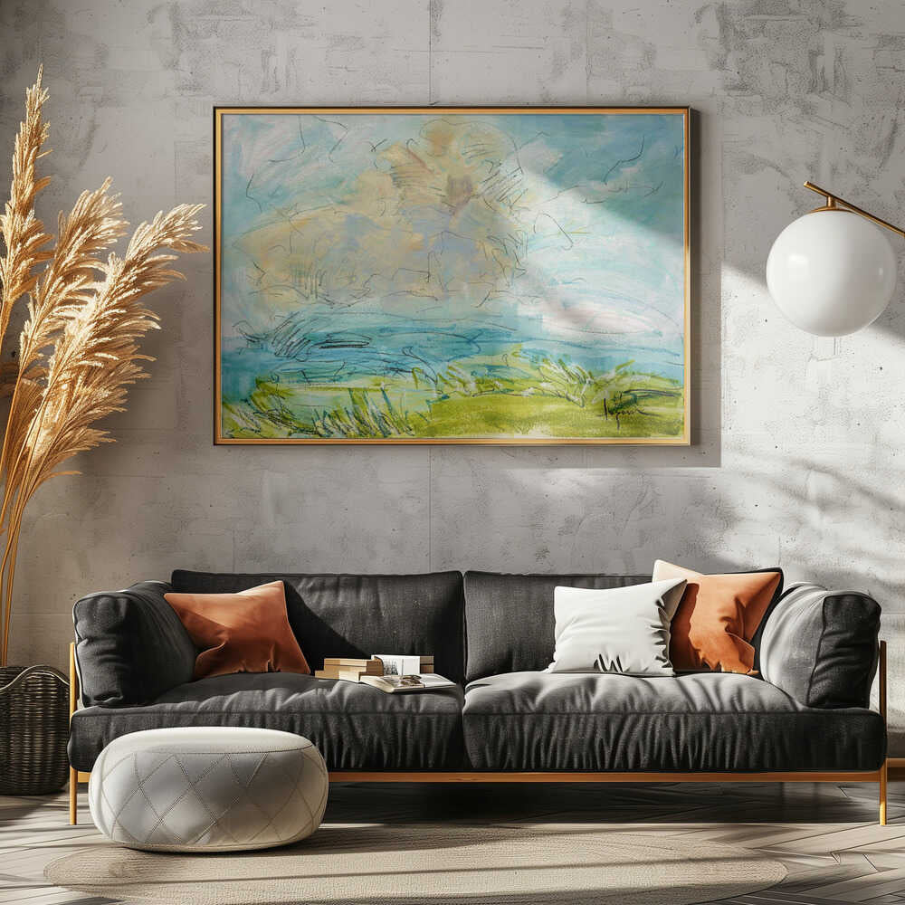 Whimsical Horizon - Stretched Canvas, Poster or Fine Art Print - I Heart Wall Art - Poster Print, Canvas Print or Framed Art Print