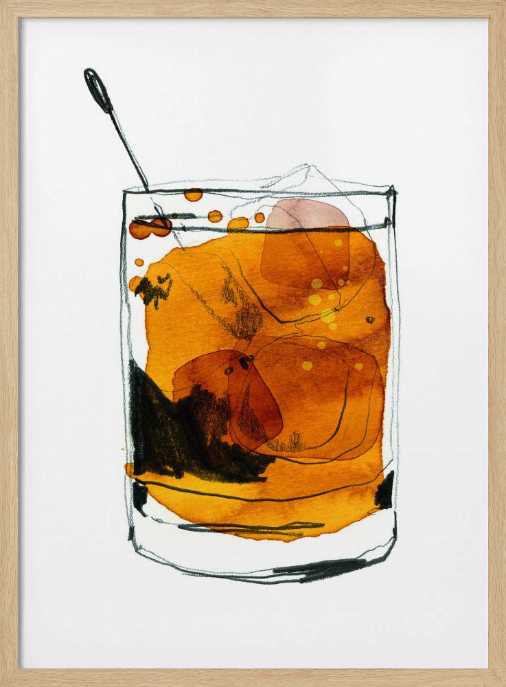 Whisky - Stretched Canvas, Poster or Fine Art Print I Heart Wall Art