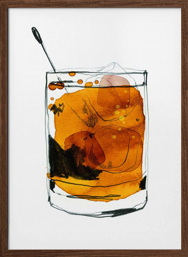 Whisky - Stretched Canvas, Poster or Fine Art Print I Heart Wall Art
