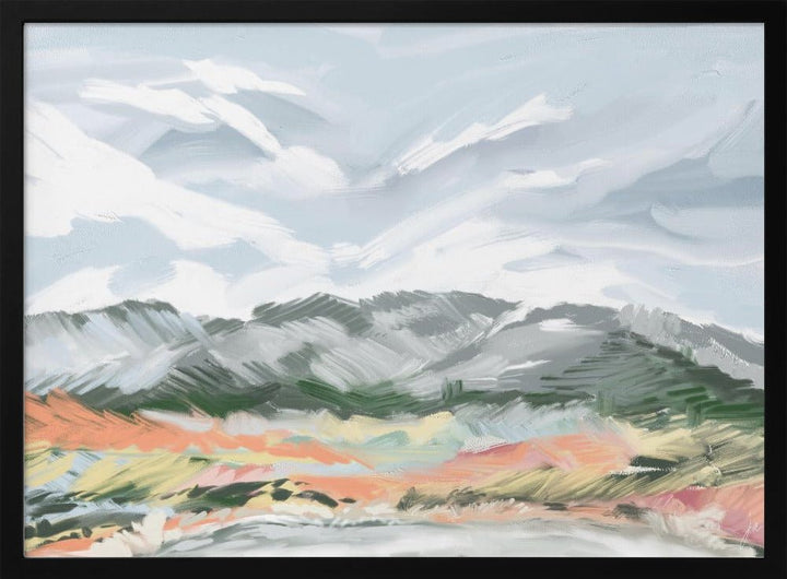 Whispering Peaks - Stretched Canvas, Poster or Fine Art Print - I Heart Wall Art - Poster Print, Canvas Print or Framed Art Print