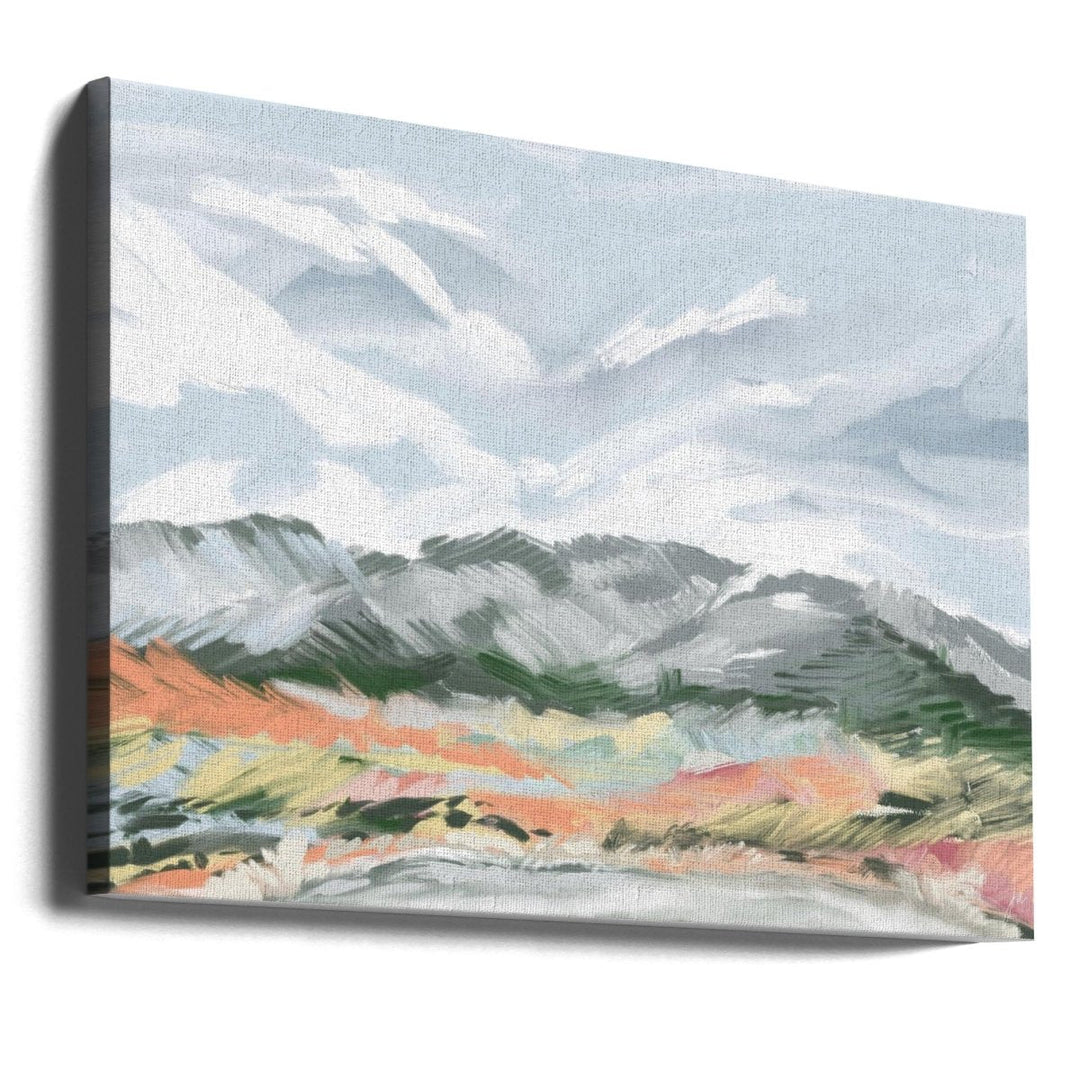 Whispering Peaks - Stretched Canvas, Poster or Fine Art Print - I Heart Wall Art - Poster Print, Canvas Print or Framed Art Print
