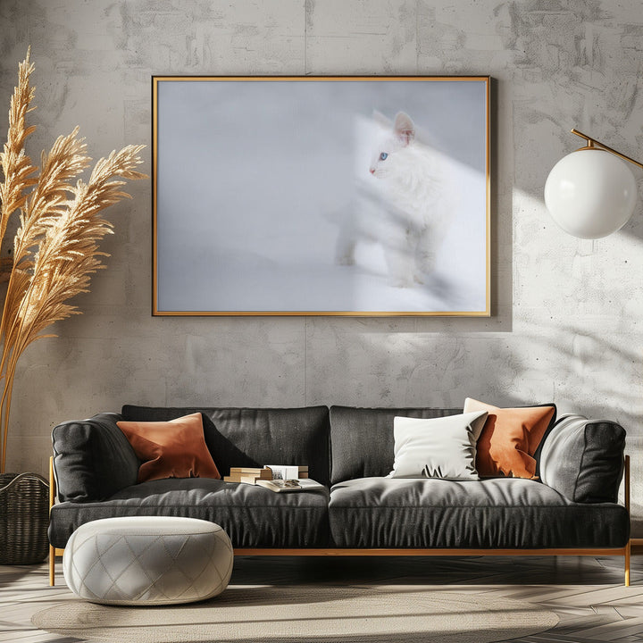 White as Snow - Stretched Canvas, Poster or Fine Art Print I Heart Wall Art
