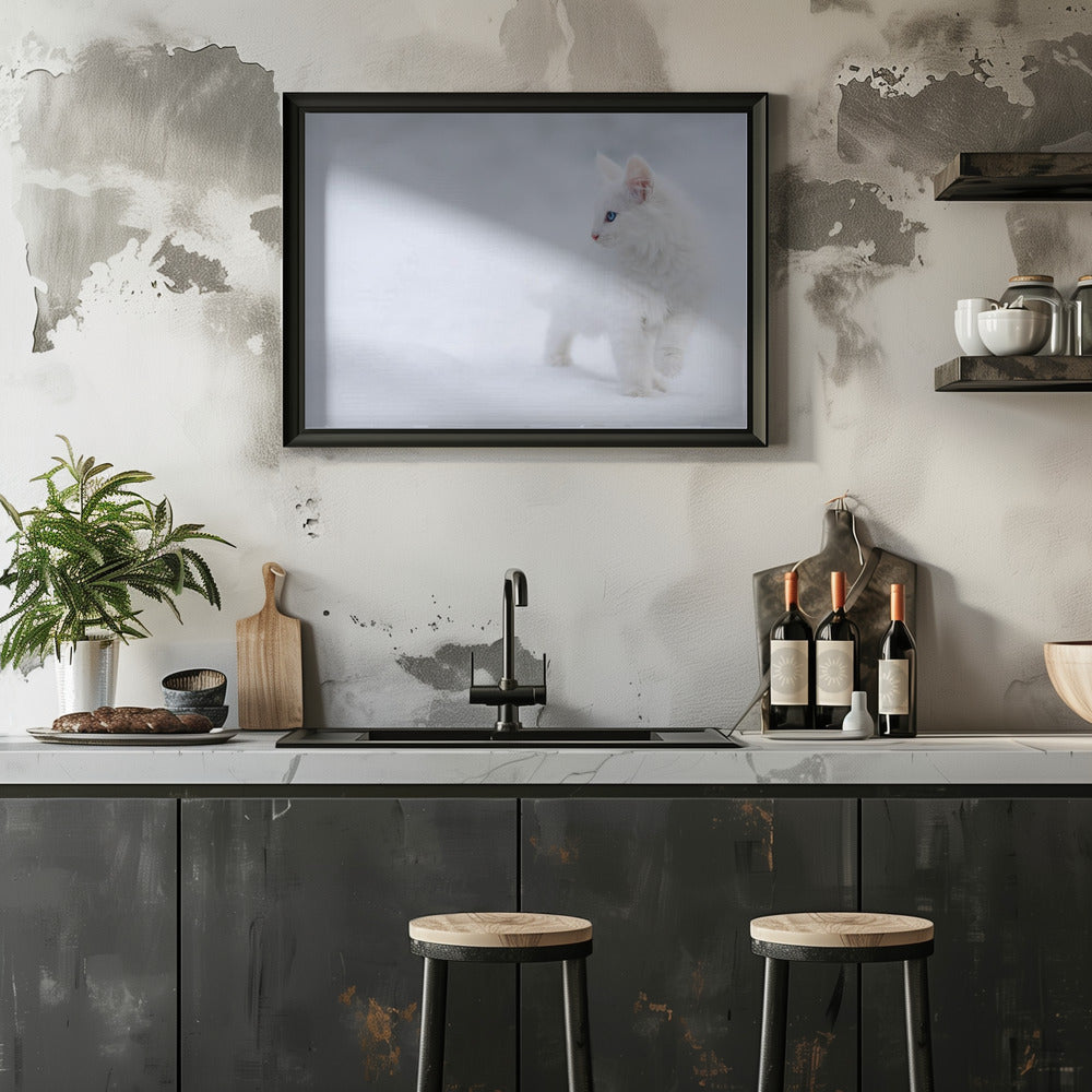 White as Snow - Stretched Canvas, Poster or Fine Art Print I Heart Wall Art