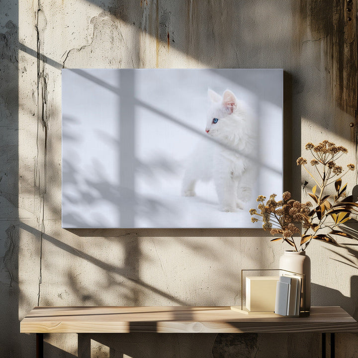 White as Snow - Stretched Canvas, Poster or Fine Art Print I Heart Wall Art