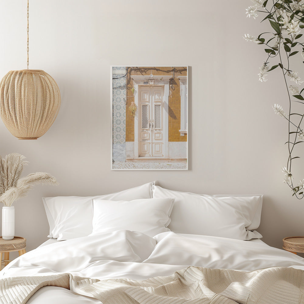 White Entry - Stretched Canvas, Poster or Fine Art Print I Heart Wall Art