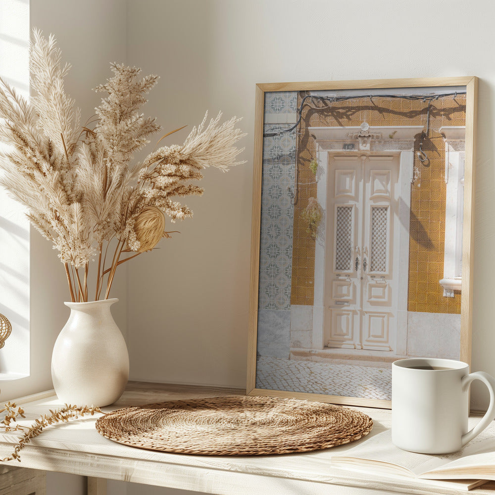 White Entry - Stretched Canvas, Poster or Fine Art Print I Heart Wall Art