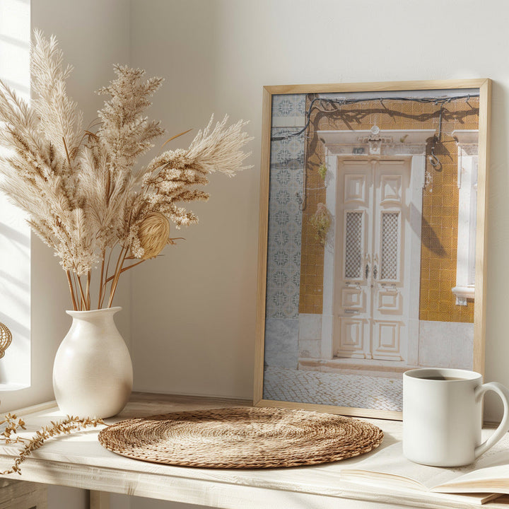 White Entry - Stretched Canvas, Poster or Fine Art Print I Heart Wall Art