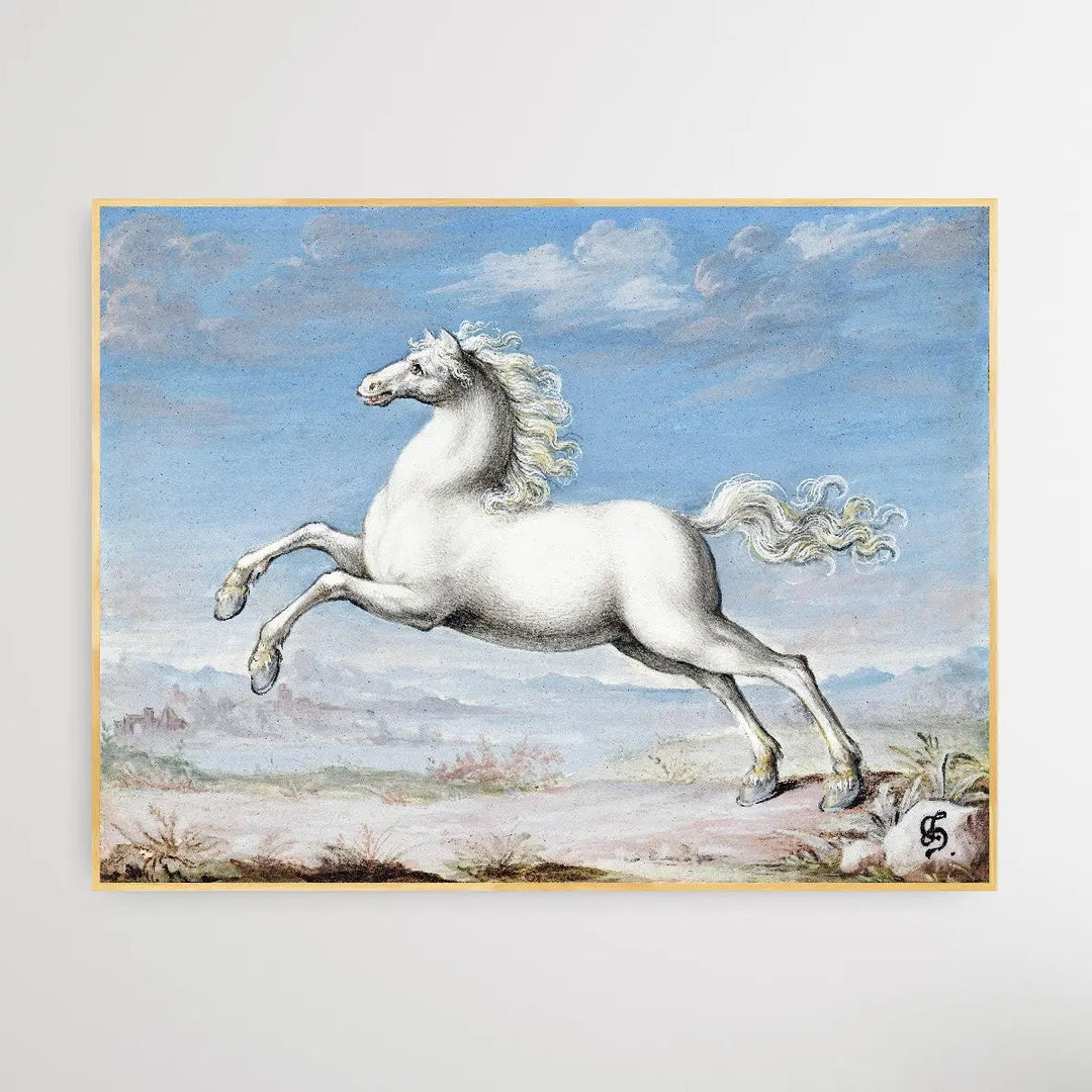 White Horse (1552–1601) by Joris Hoefnagel - I Heart Wall Art