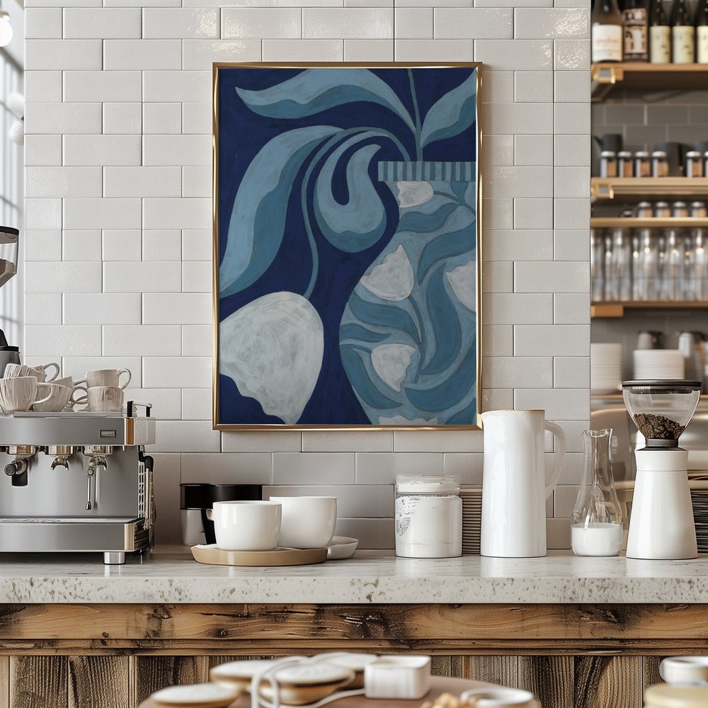 White Tulip Still Life - Stretched Canvas, Poster or Fine Art Print - I Heart Wall Art - Poster Print, Canvas Print or Framed Art Print