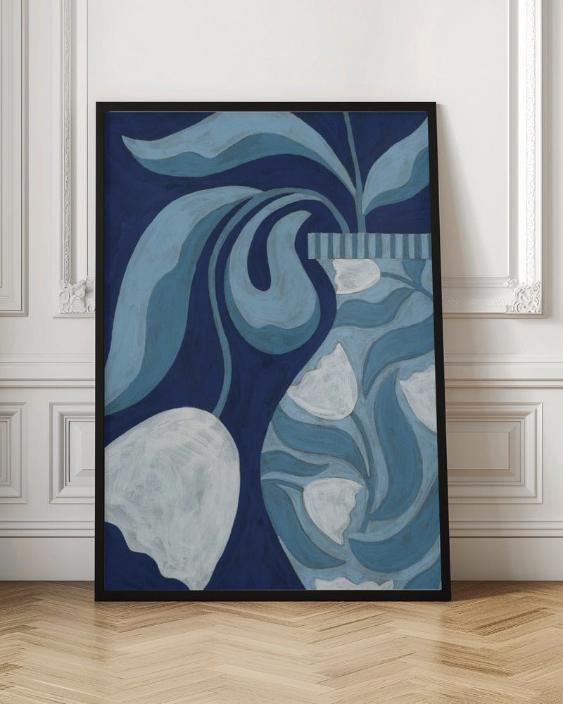 White Tulip Still Life - Stretched Canvas, Poster or Fine Art Print - I Heart Wall Art - Poster Print, Canvas Print or Framed Art Print