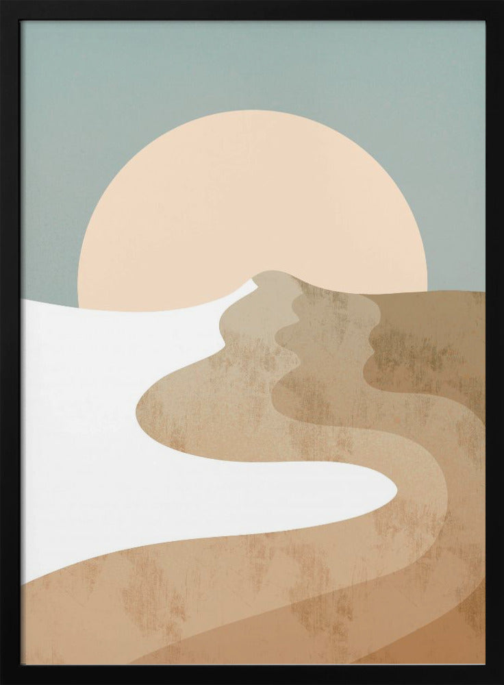 White Wood Dune - Stretched Canvas, Poster or Fine Art Print I Heart Wall Art