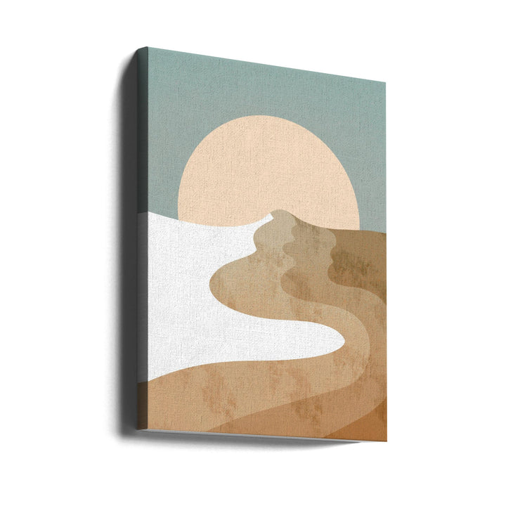 White Wood Dune - Stretched Canvas, Poster or Fine Art Print I Heart Wall Art