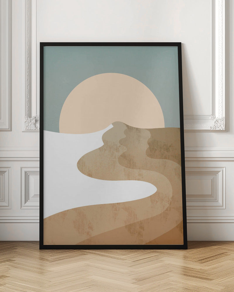 White Wood Dune - Stretched Canvas, Poster or Fine Art Print I Heart Wall Art
