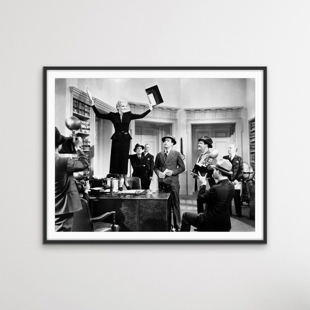 Who Run The World - Vintage Photographic Office Print On Paper Or Canvas - I Heart Wall Art