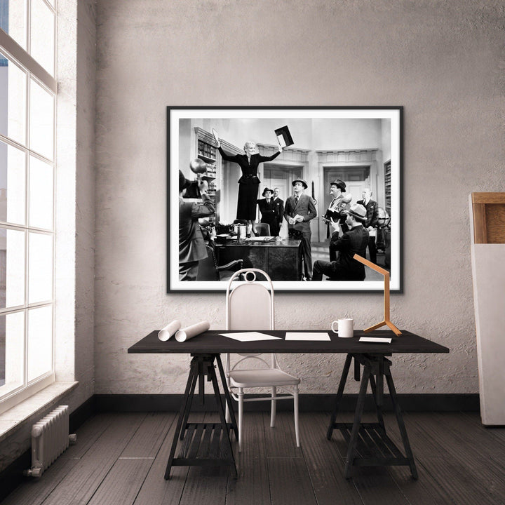 Who Run The World - Vintage Photographic Office Print On Paper Or Canvas - I Heart Wall Art