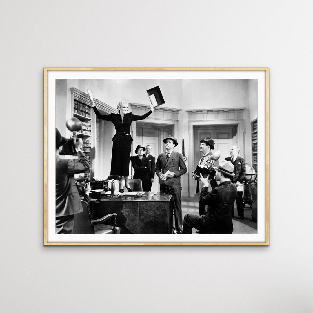 Who Run The World - Vintage Photographic Office Print On Paper Or Canvas - I Heart Wall Art