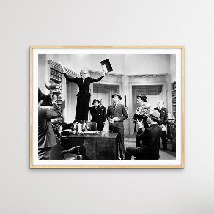 Who Run The World - Vintage Photographic Office Print On Paper Or Canvas - I Heart Wall Art