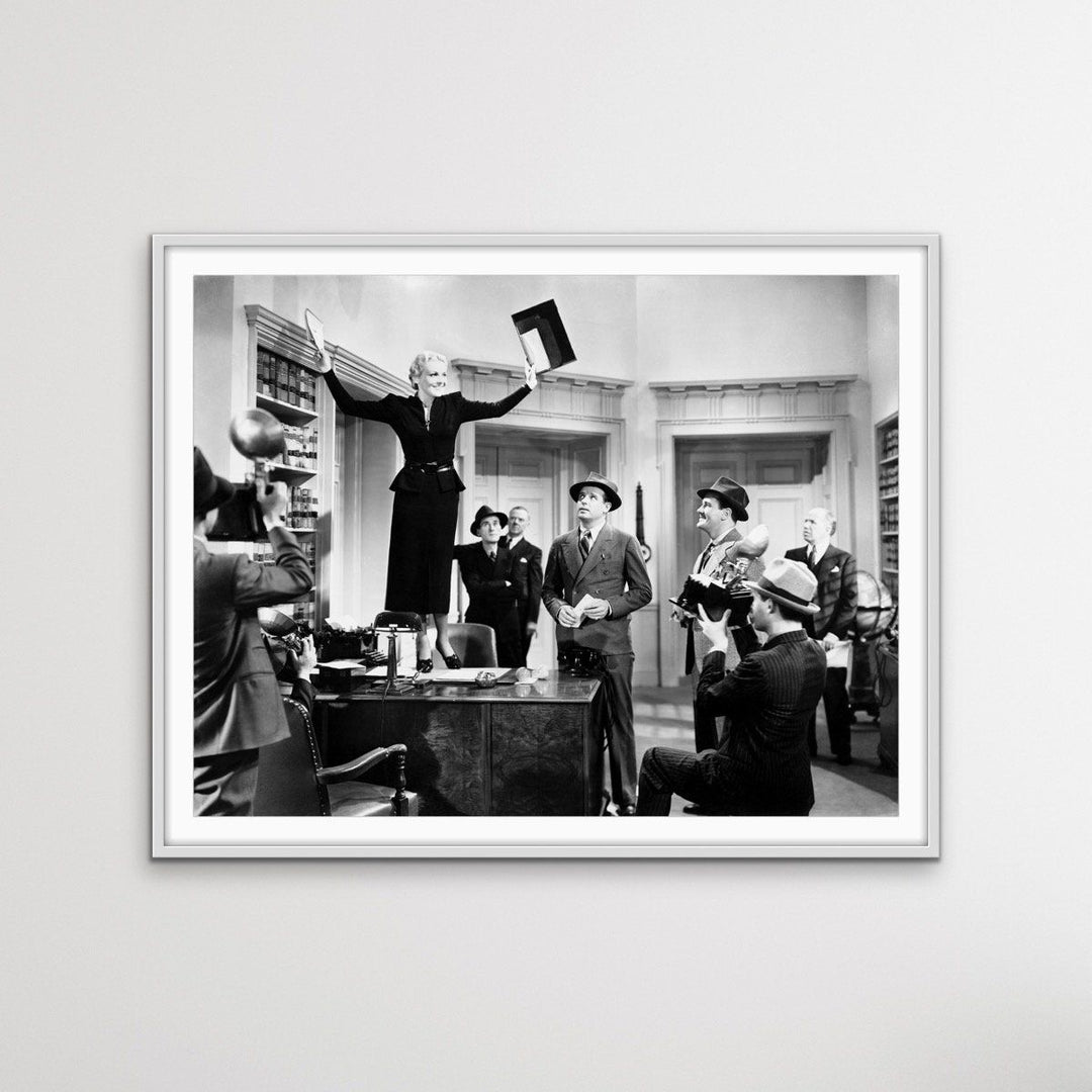 Who Run The World - Vintage Photographic Office Print On Paper Or Canvas - I Heart Wall Art
