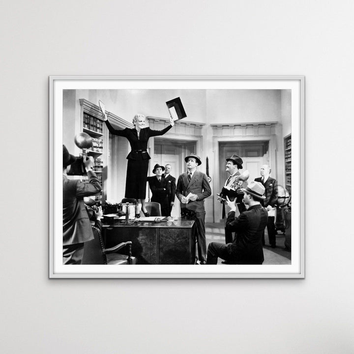 Who Run The World - Vintage Photographic Office Print On Paper Or Canvas - I Heart Wall Art