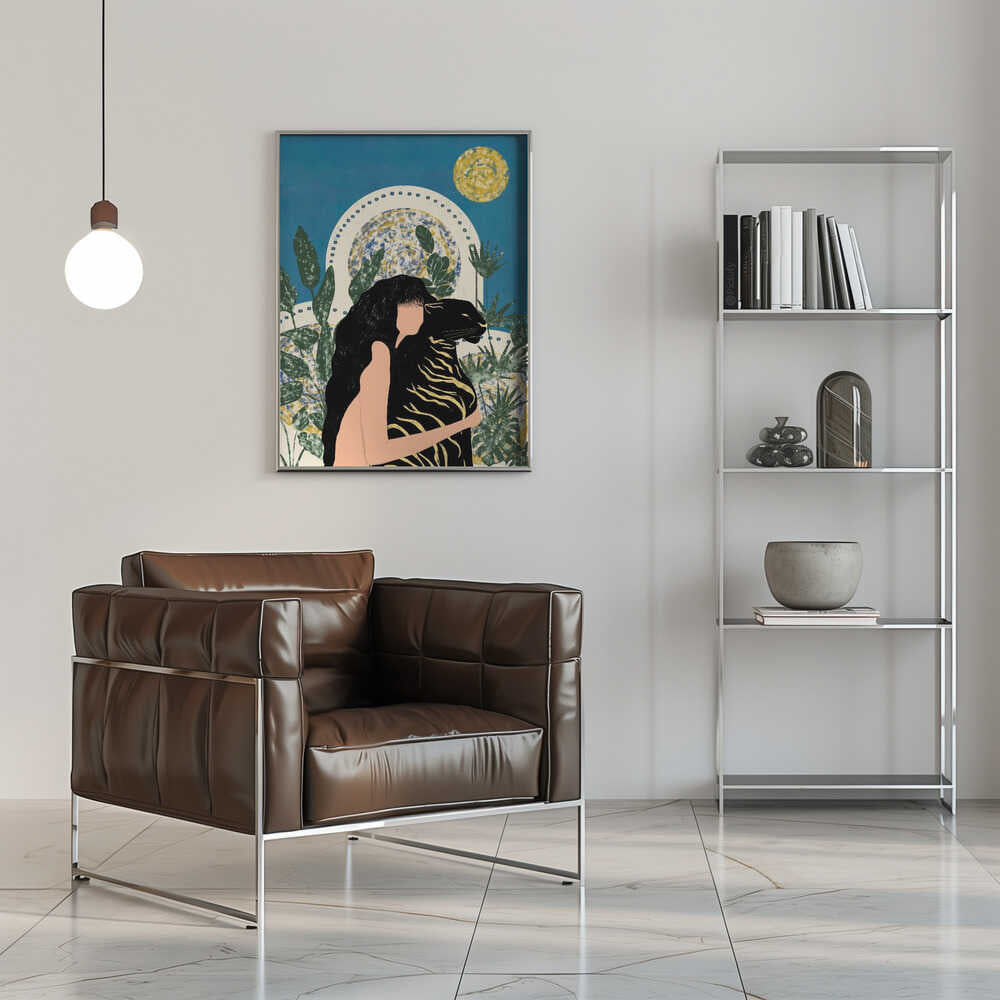 WILD AND NAKED - Stretched Canvas, Poster or Fine Art Print - I Heart Wall Art - Poster Print, Canvas Print or Framed Art Print