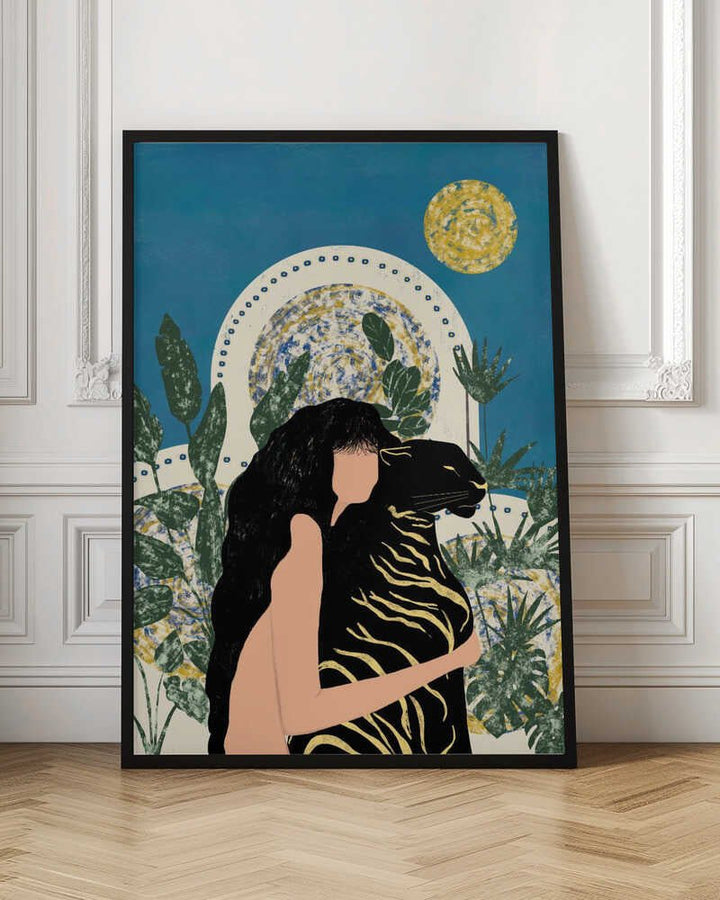 WILD AND NAKED - Stretched Canvas, Poster or Fine Art Print - I Heart Wall Art - Poster Print, Canvas Print or Framed Art Print