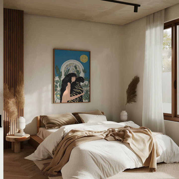 WILD AND NAKED - Stretched Canvas, Poster or Fine Art Print - I Heart Wall Art - Poster Print, Canvas Print or Framed Art Print