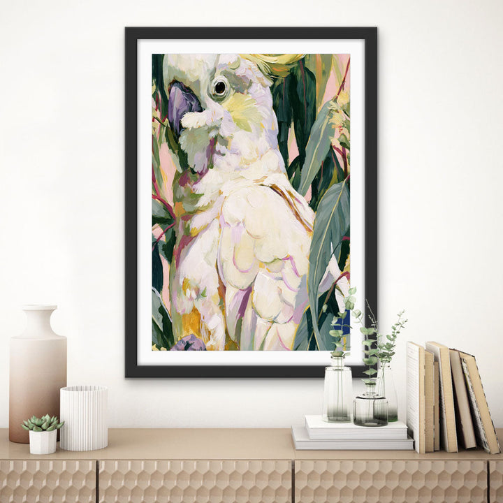 Wild At Heart I by IHeartStudio - Australiana White Cockatoo Canvas And Art Print