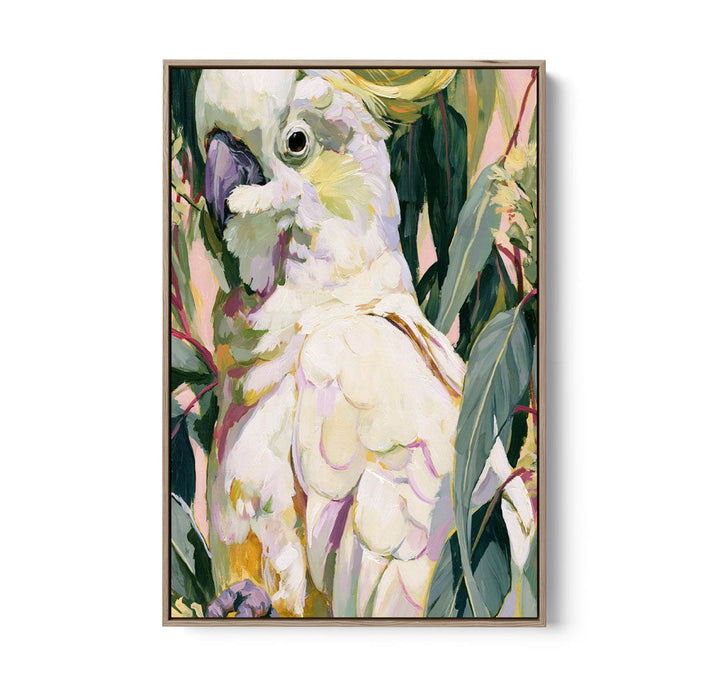 Wild At Heart I by IHeartStudio - Australiana White Cockatoo Canvas And Art Print
