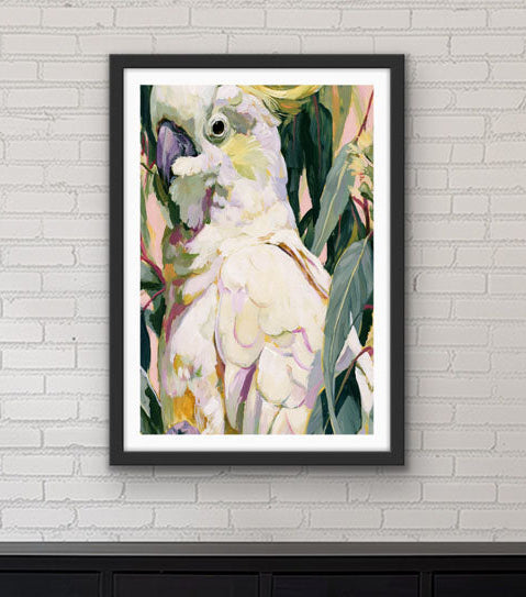 Wild At Heart I by IHeartStudio - Australiana White Cockatoo Canvas And Art Print