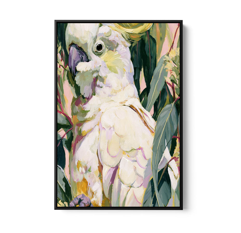 Wild At Heart I by IHeartStudio - Australiana White Cockatoo Canvas And Art Print