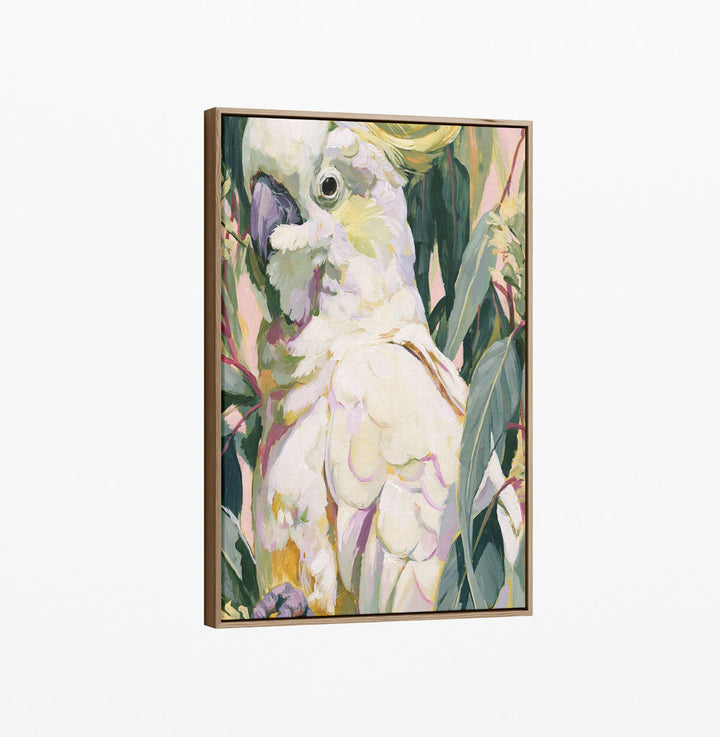 Wild At Heart I by IHeartStudio - Australiana White Cockatoo Canvas And Art Print