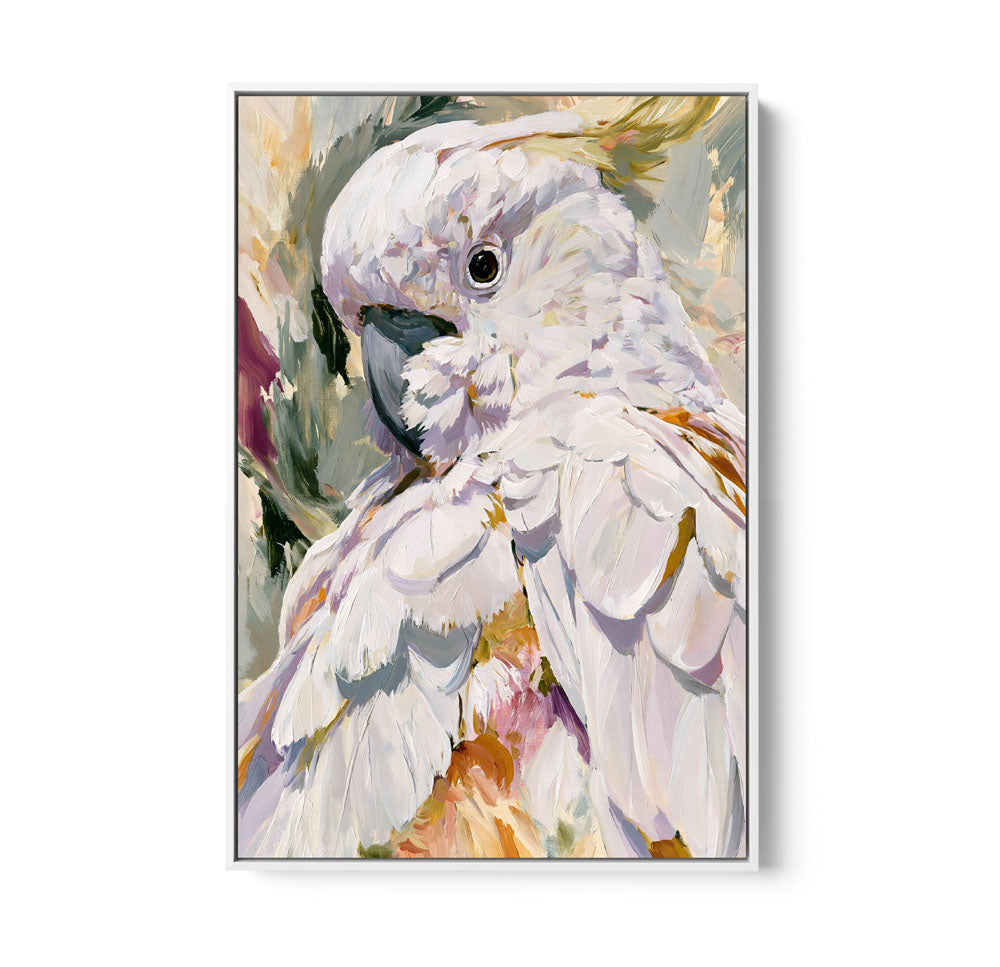 Wild At Heart II by IHeartStudio - Australiana White Cockatoo Canvas And Art Print