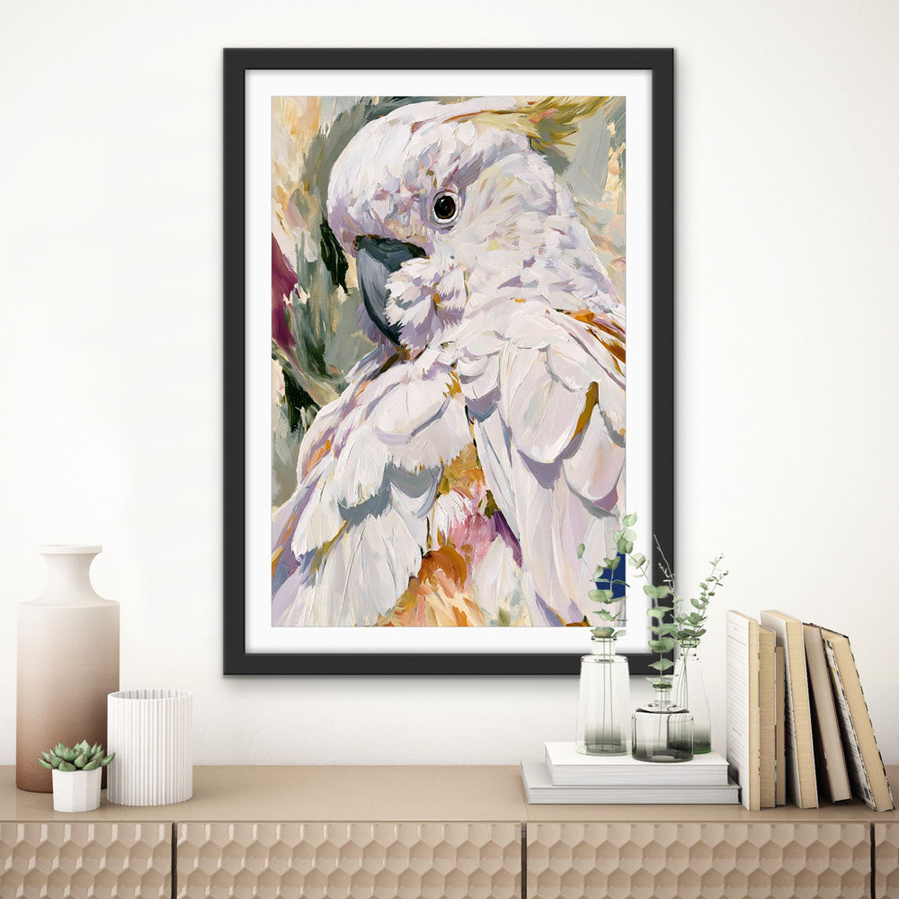 Wild At Heart II by IHeartStudio - Australiana White Cockatoo Canvas And Art Print