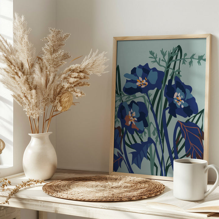 Wild Flowers Light - Stretched Canvas, Poster or Fine Art Print I Heart Wall Art