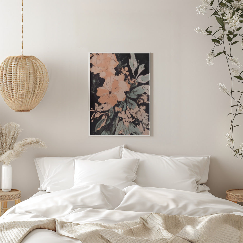 Wild Flowers No 2 - Stretched Canvas, Poster or Fine Art Print I Heart Wall Art