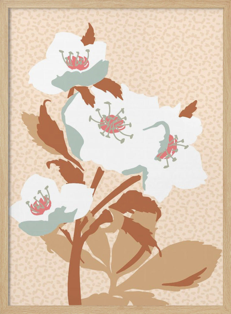 Wild Garden Helleborejpg - Stretched Canvas, Poster or Fine Art Print I Heart Wall Art