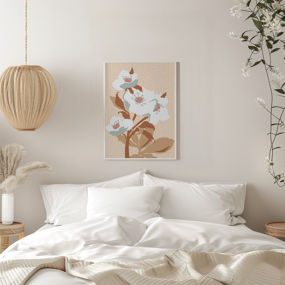 Wild Garden Helleborejpg - Stretched Canvas, Poster or Fine Art Print I Heart Wall Art