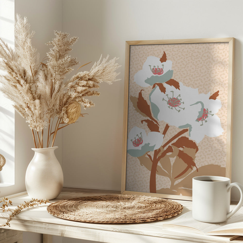 Wild Garden Helleborejpg - Stretched Canvas, Poster or Fine Art Print I Heart Wall Art