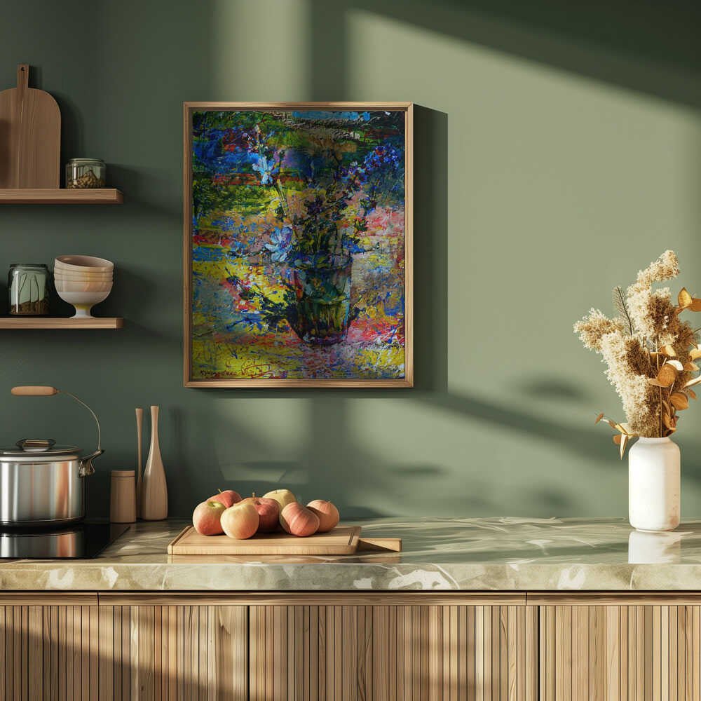 Wildflowers - Stretched Canvas, Poster or Fine Art Print - I Heart Wall Art - Poster Print, Canvas Print or Framed Art Print