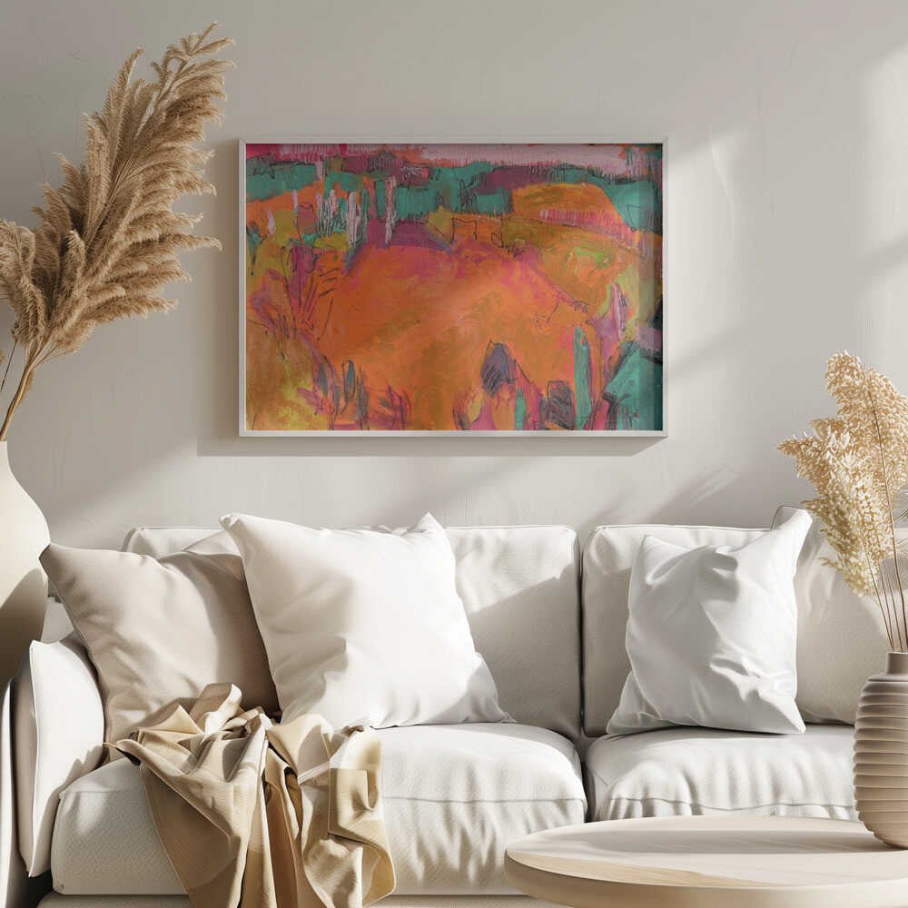 Wind at Her Back - Stretched Canvas, Poster or Fine Art Print - I Heart Wall Art - Poster Print, Canvas Print or Framed Art Print