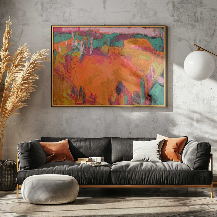 Wind at Her Back - Stretched Canvas, Poster or Fine Art Print - I Heart Wall Art - Poster Print, Canvas Print or Framed Art Print